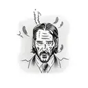 John Wick  tattoo design idea