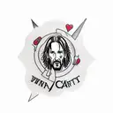 John Wick  tattoo design idea