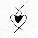 4 corazones tattoo design idea