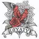 Loyalty  tattoo design idea