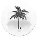 Palm Tree tattoo design idea