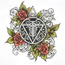 sigil vines tattoo design idea