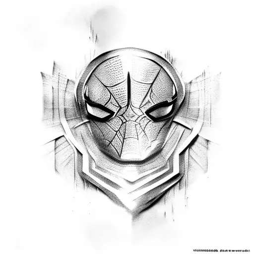 hulk with spiderman tattoo design idea