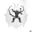 hulk and spiderman tattoo design idea