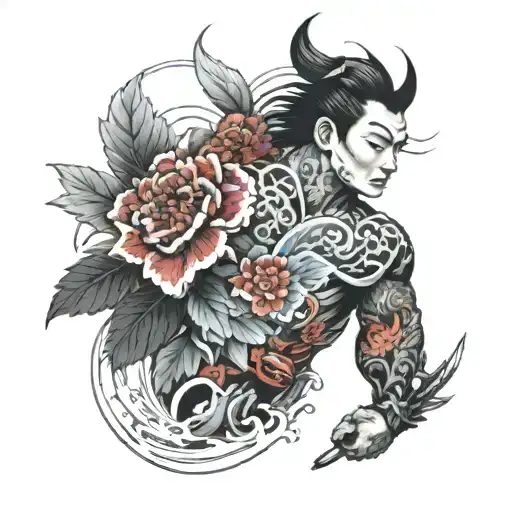 a tattoo on the elbow tattoo design idea