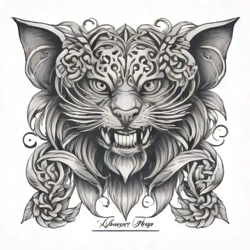 Design a tattoo with the names of your children in a stylish and artistic way tattoo design idea