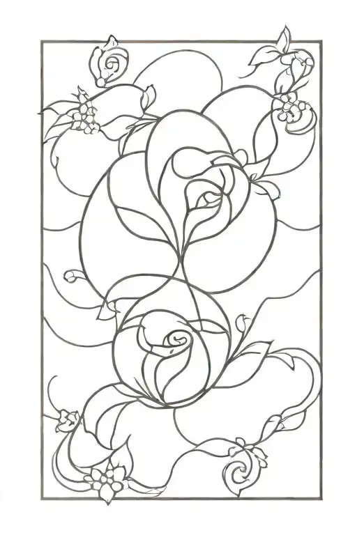 Place the Gemini symbol (♊) prominently in the centre. You might want it stylized with intricate lines or floral element tattoo design idea