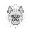 memorial Dog tattoo design idea