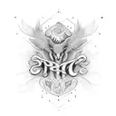 write the word "Grace" tattoo design idea