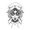 chef knife charlotte tattoo design idea