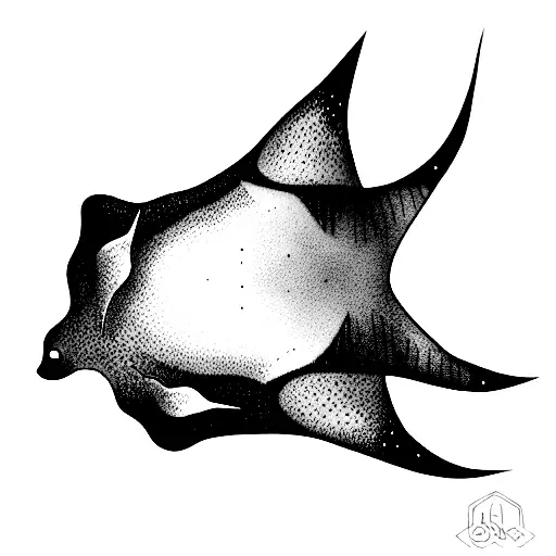 manta rays tattoo design idea