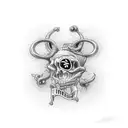 hate drives me too much love will kill you  tattoo design idea