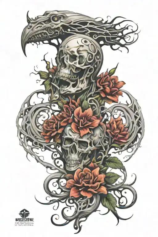 deftones sleeve tattoo tattoo design idea