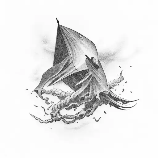 Thunder Storm tattoo design idea