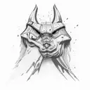 Thunder Storm tattoo design idea