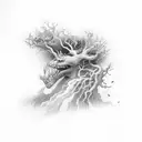 Thunder Storm tattoo design idea