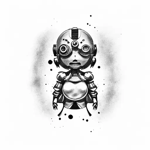 Nier Automata B2 tattoo design idea