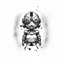 Nier Automata B2 tattoo design idea
