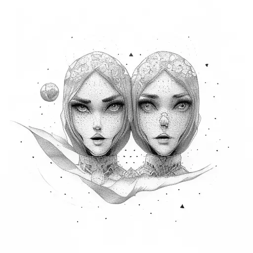 matching couple, small, amor tattoo design idea