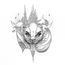 marriage, small tattoo design idea