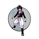 sasuke moon tattoo design idea