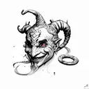 jester tattoo design idea
