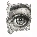 cry tattoo design idea