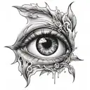 cry tattoo design idea