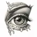 cry tattoo design idea
