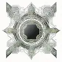 dark clouds tattoo design idea