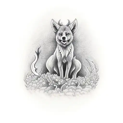 wildfire tattoo design idea