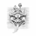 Romans 12:19 tattoo design idea