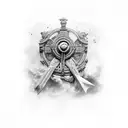 Romans 12:19 tattoo design idea