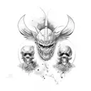 Romans 12:19 tattoo design idea