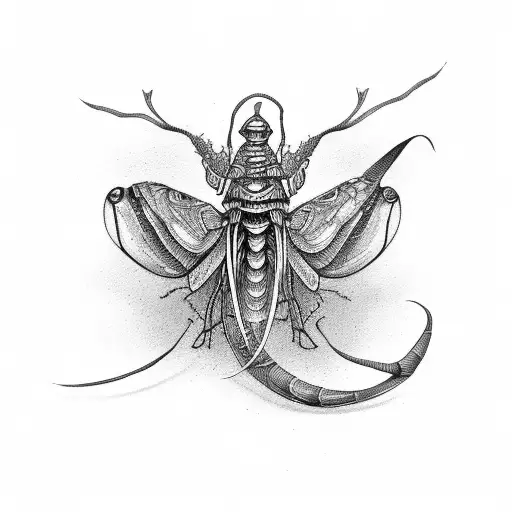 stick chrysalis  tattoo design idea