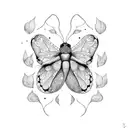 cocoon tattoo design idea