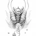 stick chrysalis  tattoo design idea