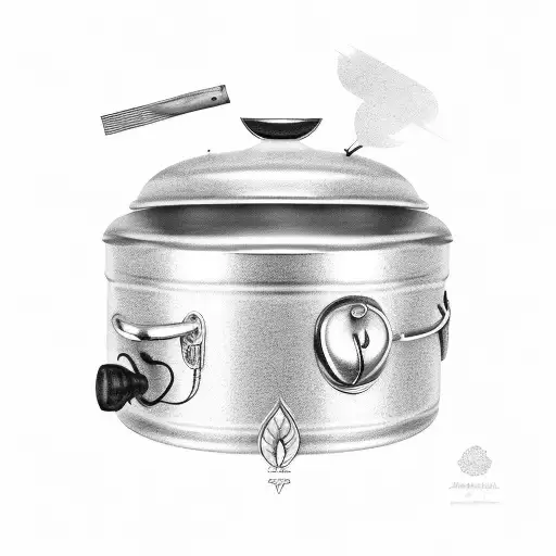 steel pan tattoo design idea
