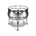 steel pan tattoo design idea