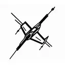 x-wing tattoo design idea