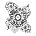 kultrun mapuche tattoo design idea