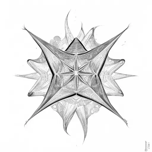 star fish  tattoo design idea