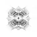 infinity stones tattoo design idea