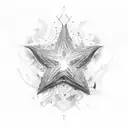 star fish  tattoo design idea