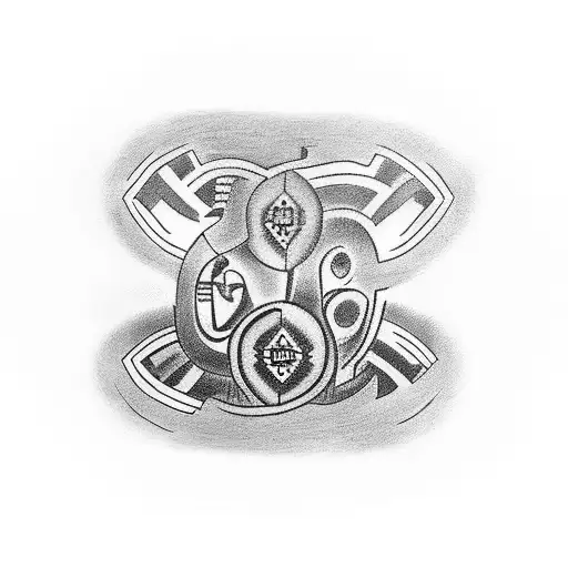 A tattoo that captures Australia's aboriginal heritage and honours how English settlement destroyed their culture. Simpl tattoo design idea