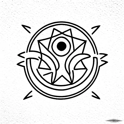 beholder tattoo design idea