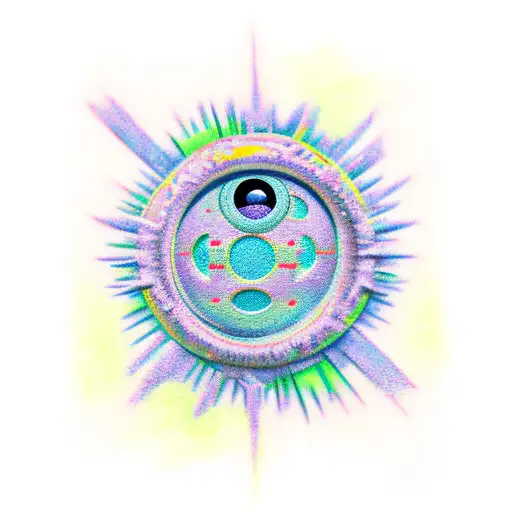 beholder tattoo design idea