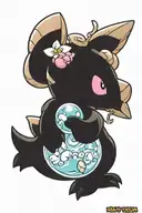 palkia holding a bubble with a shiny mudkip inside tattoo design idea