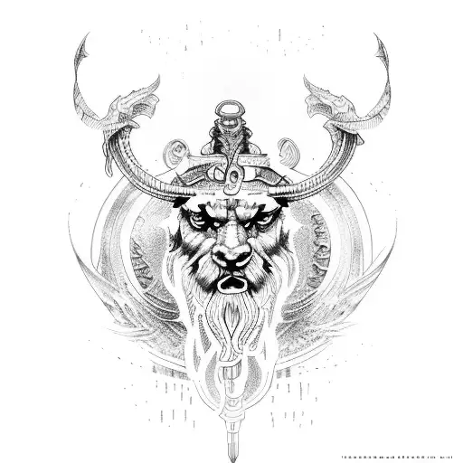 zeus  tattoo design idea