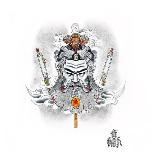 zeus lighting  tattoo design idea